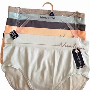 Nautica NWT 5 pack Sz 1XL High Waist Briefs Variety of Colors Stretch & Comfy
